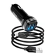 Адаптер автомобильный Hoco Micro USB Cable Superior dual port Car charger set Z40 |2USB, 2.4A| черный - изображение 1