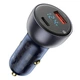 Автомобильное зарядное устройство Baseus Dual Quick Charger 65W USB + Type-C (VCKX65C) - изображение 1