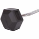 Штанга фиксированная изогнутая обрезиненная Zelart Rubber Hexagon Barbell TA-6231 30 кг Черный (58363128) - изображение 3