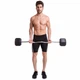 Штанга фиксированная изогнутая обрезиненная Zelart Rubber Hexagon Barbell TA-6231 45 кг Черный (58363128) - изображение 8