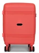 Чемодан мини XS полипропилен Snowball 21204 52×35×18см 25л Коралловый - изображение 3