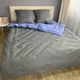 Комплект постільної білизни Мальва «Сіро-блакитний» 180x220 Бязь (М-003-2) - зображення 3