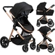 Коляска MoMi 2 в 1 Limuru Black (WOSP00029) - изображение 6