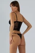 Чорний мереживний корсет з чашкою Perfect Female Чорний 65B (172CO-11-bl) - изображение 3