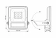 Автономный светодиодный прожектор VIDEX 10W 5000K VL-FSO-205 на солнечной батарее и регулировкой на пульте - изображение 6