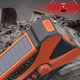 Динамо-фонарик KAYINOW 280F 10000 mAh Orange Led с радиоприемником и павербанком - изображение 6