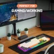 Ультракомпактна MAMBASNAKE K3 Pro Mini дротова 98-клавішна механічна клавіатура з RGB, спіральний кабель USB Type-C, металевий авіаційний пружинний роз’єм TPU. Колір - Чорний. Англійська розкладка ( ENG ) - зображення 6