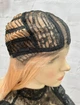 Парик на сетке PoliLy Lace Wig Momo каре омбре розовый блонд - изображение 7