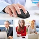 Беспроводная оптическая компьютерная мышь Wireless Mouse G108 Черная - изображение 4
