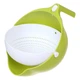 Друшляк пластиковий для продуктів 2 в 1 Mesh Strainer універсальний зелений - зображення 2