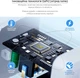 Зарядний пристрій RZTK GaN2 65W USB-A (QC4.0) USB-C (PD3.0) + кабель USB-C 100W Black - зображення 4