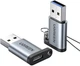 Адаптер Ugreen US276 USB 3.0 A Male to USB-C 3.1 Female Adapter Gray (UGR-50533) - изображение 1