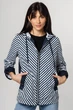 Женская ветровка в полоску Ylan L синий 2XL - изображение 1