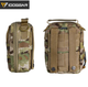 Тактическая медицинская сумка IDOGEAR BG3523 MOLLE First Aid EMT Utility Pouch IFAK охотничья нейлоновая сумка первой помощи Мультикам - изображение 2