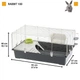 Клетка для кроликов и морских свинок Ferplast Rabbit 100 95х57х46 см Серая (57052070) - изображение 2