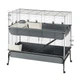 Клетка для кроликов Ferplast Rabbit 120 Double 118х58х102 см. с подставкой на колесах (57047817ZP) - изображение 6