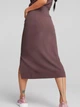 Юбка миди осенняя прямая женская Puma Her Skirt 84983575 XS Dusty Plum (4065449096454) - изображение 2