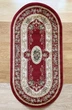 Коврик Heat-Set 6547A Red овал 50х80 см Красный - изображение 1