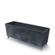 Горщик для квітів на ніжках Urbi Case Beton Effect N 80см Антрацит-мармурний (DUC800NE-S433) - зображення 1