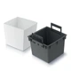 Горшок для цветов Urbi Square Low 30см матовый - Белый (DURS300L-S449) - изображение 2