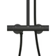Душевая система с термостатом GROHE QuickFix Vitalio Start 266772430 с верхним душем латунь черная CV031147 - изображение 7