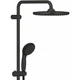 Душевая система с термостатом GROHE QuickFix Vitalio Start 266772430 с верхним душем латунь черная CV031147 - изображение 8