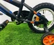 Дитячий велосипед Azimut Stitch 12" з додатковими коліщатками та крилами Помаранчевий - зображення 3