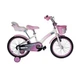 Детский двухколесный велосипед Kids bike Crosser-3 16" дюймов Розовый с белым - изображение 3