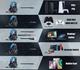 Ігрова гарнітура для PS4 PS5 PC Xbox One з мікрофоном, 3D-об’ємний звук, шумопоглинання, світлодіод RGB. Колір - Чорний - зображення 3