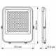 LED прожектор PREMIUM VIDEX F2 100W 5000K - изображение 5