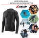 Мужской лонгслив (термокофта) X TECH Maglia Race 3 Munica Lunga giroc Nero S черный - изображение 6