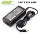 Блок питания для ноутбука Acer 19V 3.42A 65W 5.5 х 1.7 mm зарядное устройство зарядка - изображение 1