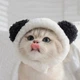 Шапка с ушками для кошек и собак White Pet Size S\M Weight 2-4.5 kg - изображение 3