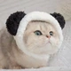 Шапка с ушками для кошек и собак White Pet Size S\M Weight 2-4.5 kg - изображение 4