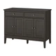 Тумба IKEA IDANAS 124х50х95 см темно-коричнева морилка (504.960.22) - изображение 1
