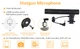 Набор для блогинга Bakeey Vlogging KIT (KIT-01LM) (штатив+крепление для телефона+микрофон+LED свет+пульт) - изображение 10