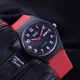 Мужские наручные часы Q&Q A212J009Y / Красный - изображение 2