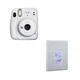 Набор Камера моментальной печати Fujifilm Instax Mini 11 White / Фотоальбом белый на 64 снимка - изображение 1