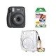 Камера моментальной печати Fujifilm Instax Mini 11 Black / Чехол прозрачный / Фотобумагой на 20 снимков - изображение 1