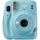 Камера моментальной печати Fujifilm Instax Mini 11 Sky Blue / Чехол голубой / Фотобумагой на 20 снимков - изображение 2