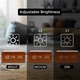 Беспроводная зарядка с LED-Часами Wood-clock QINETIQ 1000 10W brown - изображение 2