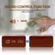 Беспроводная зарядка с LED-Часами Wood-clock QINETIQ 1000 10W brown - изображение 4