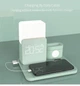 Мультифункциональная станция беспроводной зарядки 10W c часами и LED лампой 5in1 MULTI WC-0089 (Mint) - изображение 7