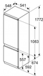 Вбудований холодильник BOSCH KIV87NSF0 - зображення 8