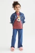 Реглан для девочки терракотовый Кролик H&M 134-140см (400091547) - изображение 3