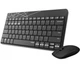 Комплект (клавіатура + мишка) Rapoo 8000M Wireless Black - зображення 4
