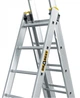 Драбина DRABEST PRO 3х8 150кг багатофункціональна розкладна лестница 3-х секційна - изображение 11