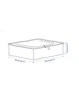 Органайзер для белья 55*49*19 см IKEA PÄRKLA белый-оранжевый L01101 - изображение 6
