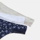 Набор трусиков танга женских хлопковых Tommy Hilfiger 834054491 XL 3 шт Разные цвета (1159776169) - изображение 2