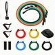 Универсальный набор трубчатых эспандеров для фитнеса Power Bands 5 штук с чехлом - изображение 1